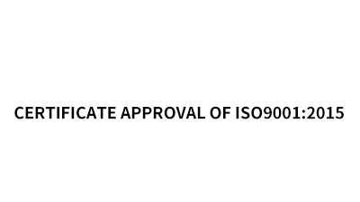 Certificate Approval of ISO9001:2015